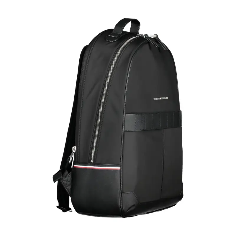 Zaino Uomo Nero Logo miniatura 3