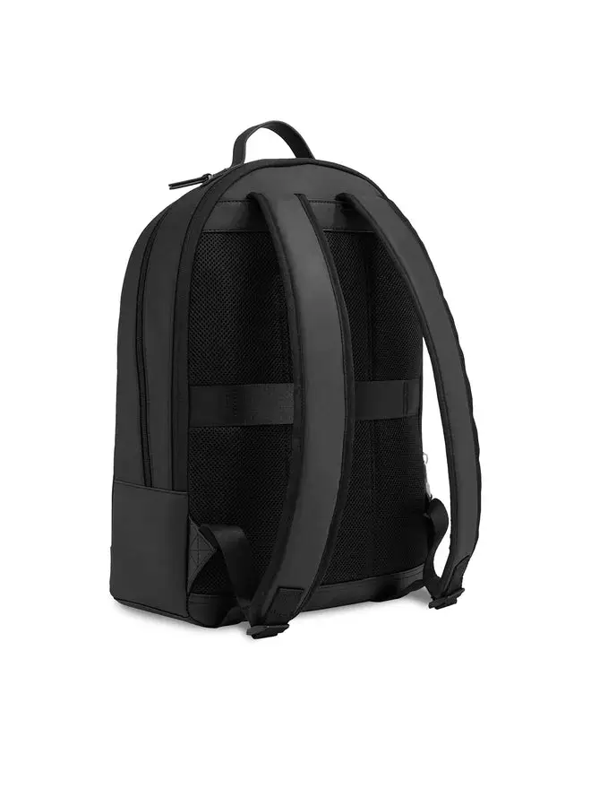 Zaino Uomo Nero Porta Laptop Regolabile Logo miniatura 3