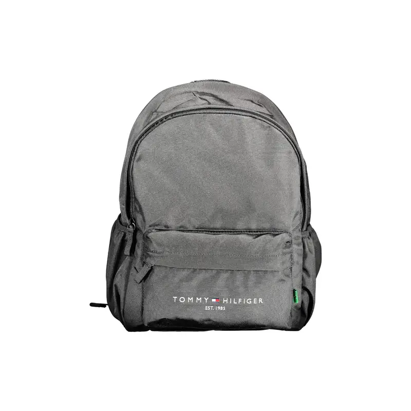 Tommy Hilfiger Zaino Uomo Nero con Stampa Logo