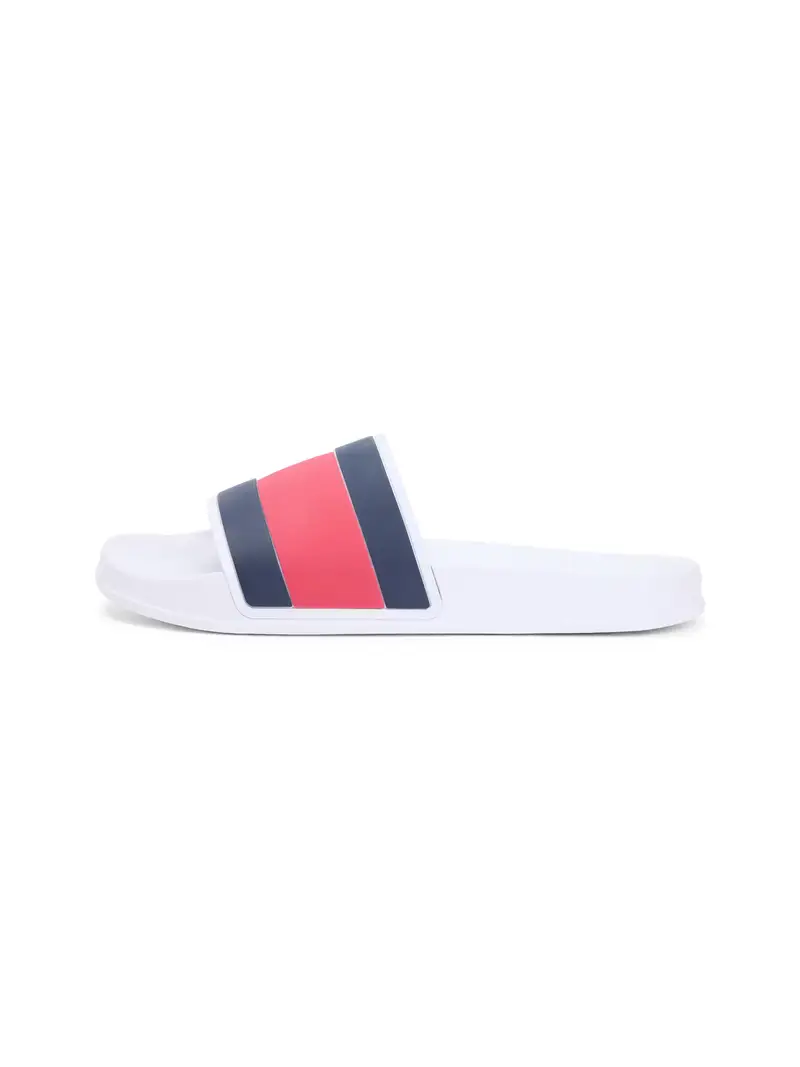 Zoccoletto navy / rosso / bianco