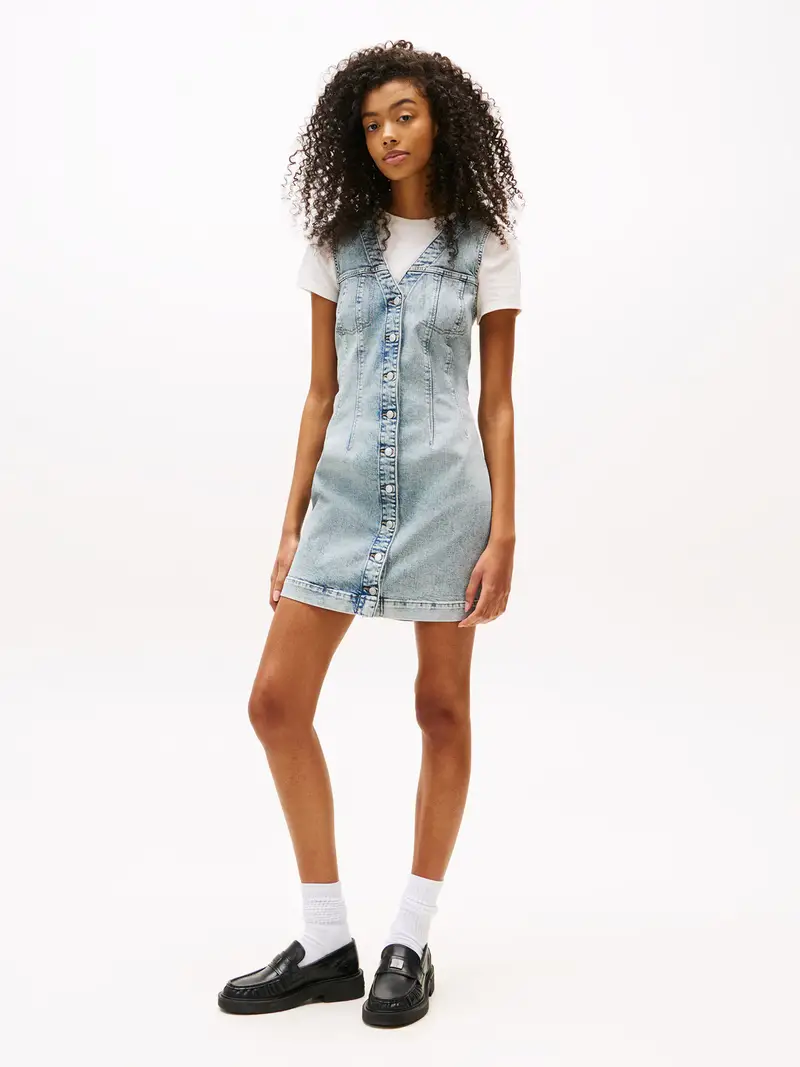 Abito blu denim miniatura 2