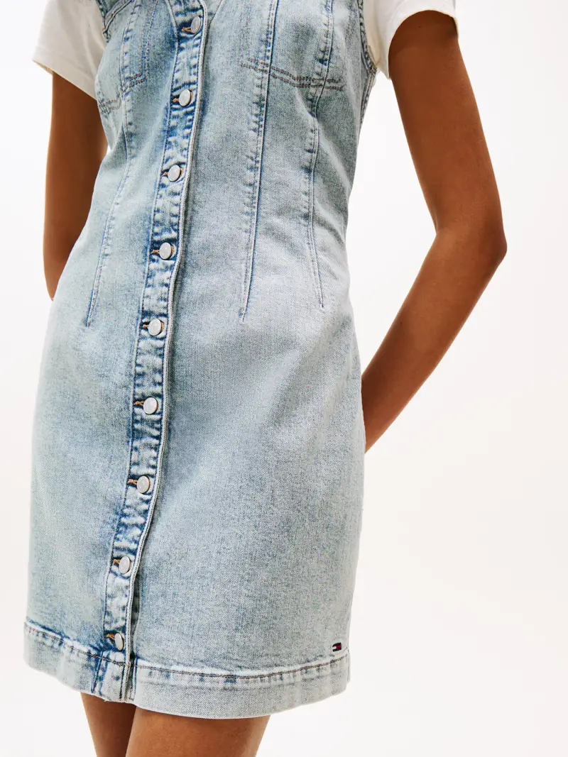 Abito blu denim miniatura 3