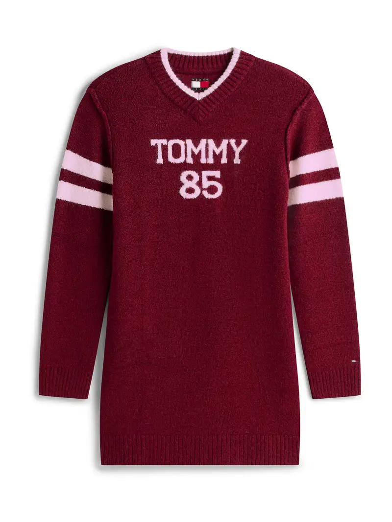 Abito in maglia orchidea / bacca