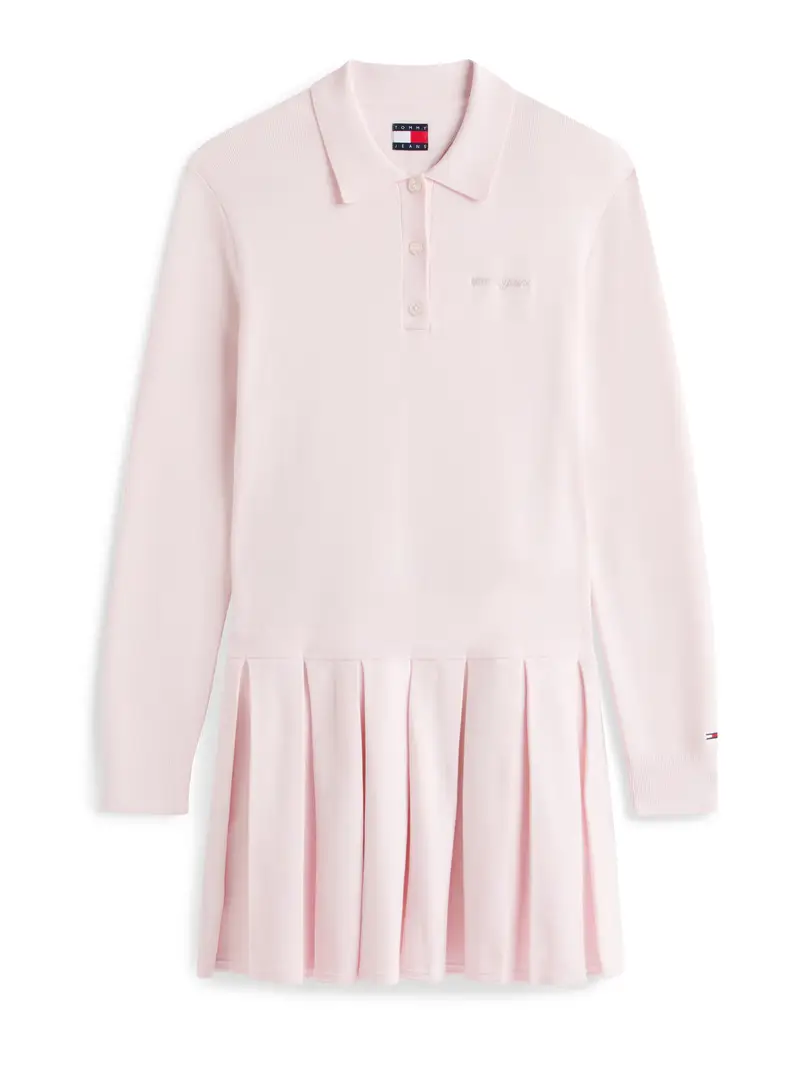 Abito in maglia rosa