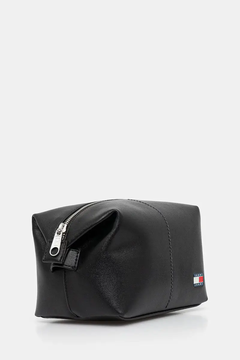 astuccio per trucchi in pelle colore nero AM0AM13412 miniatura 2