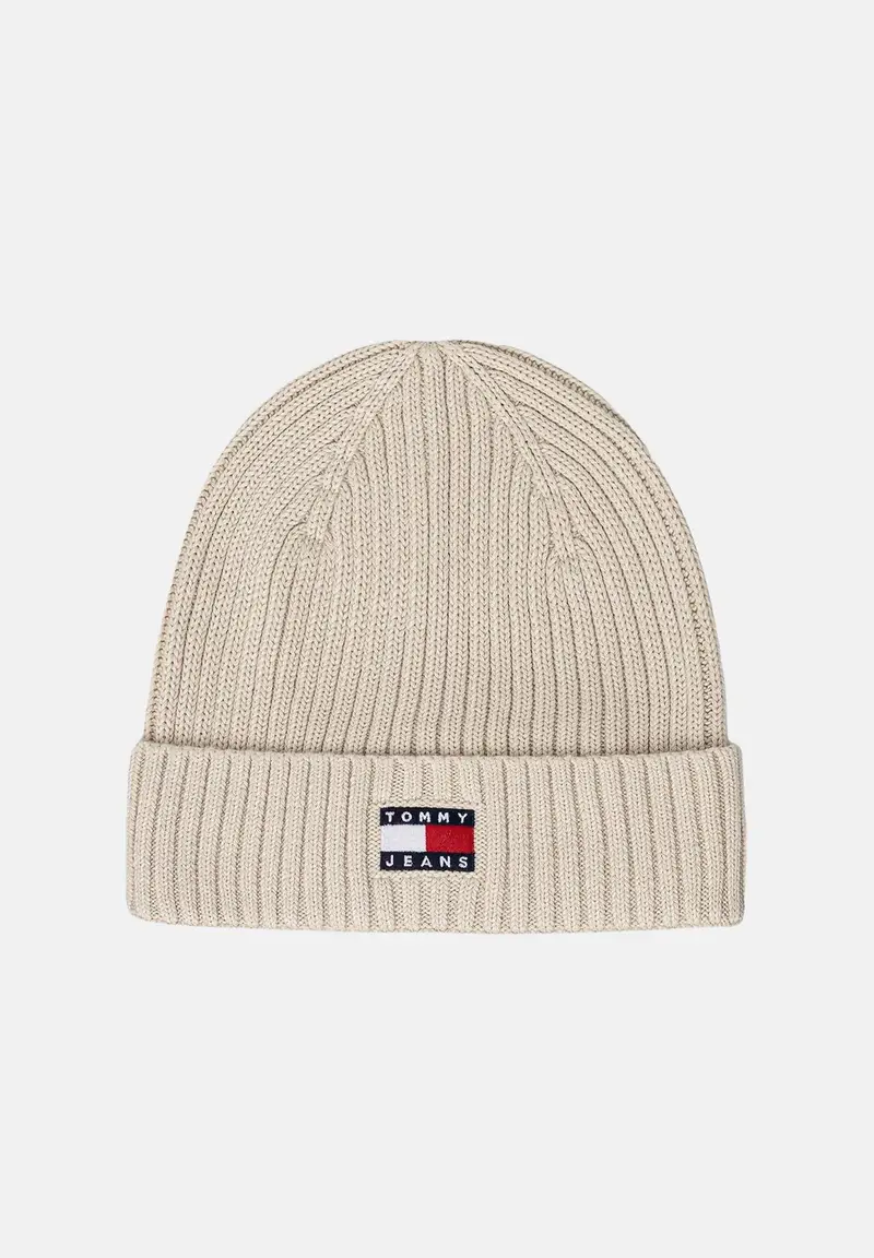 Berretto beige da donna con logo