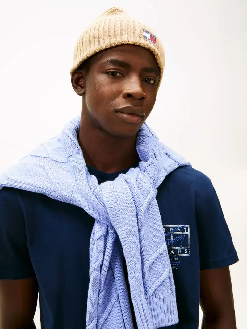 Berretto 'Heritage' camello / marino / rosso / bianco miniatura 2