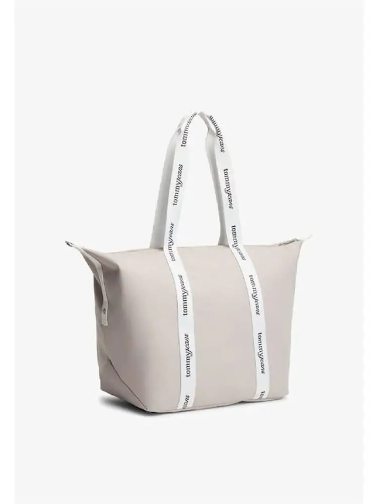 Tommy Jeans borsa beige donna logo all over miniatura 2