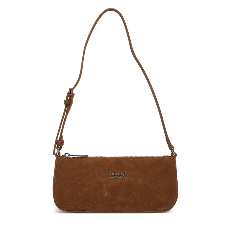 Borsetta Tommy Jeans Tjw Must Suede Shoulder Bag AW0AW18454 Marrone