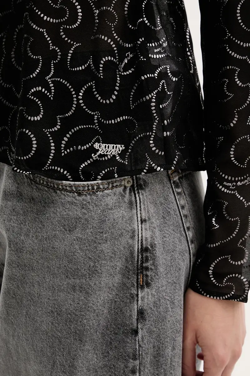 camicetta donna colore nero DW0DW21459 miniatura 5