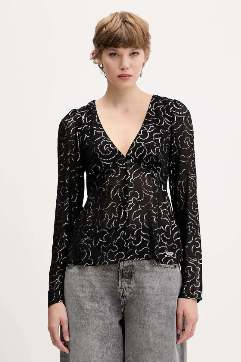 camicetta donna colore nero DW0DW21459