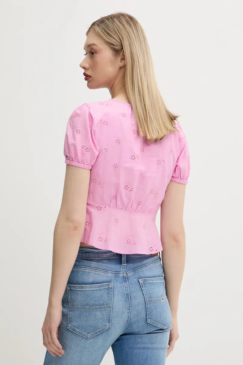 camicetta donna colore rosa DW0DW21241 miniatura 3