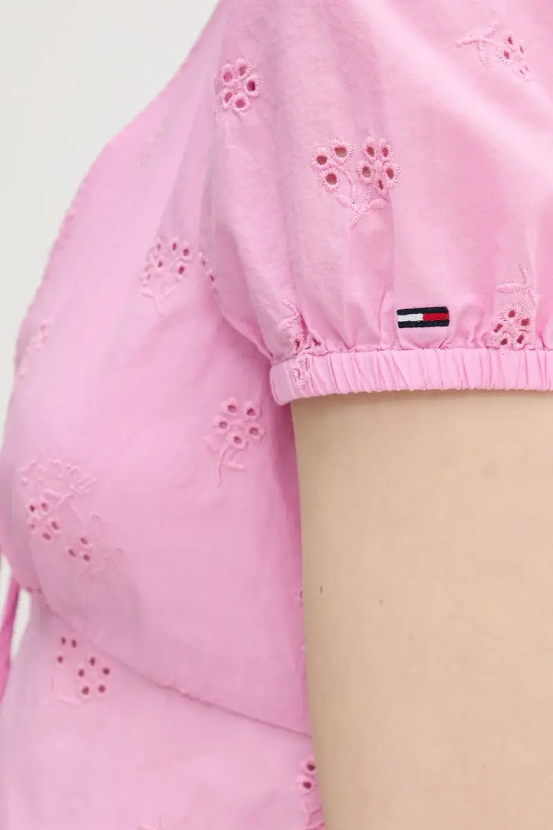 camicetta donna colore rosa DW0DW21241 miniatura 5