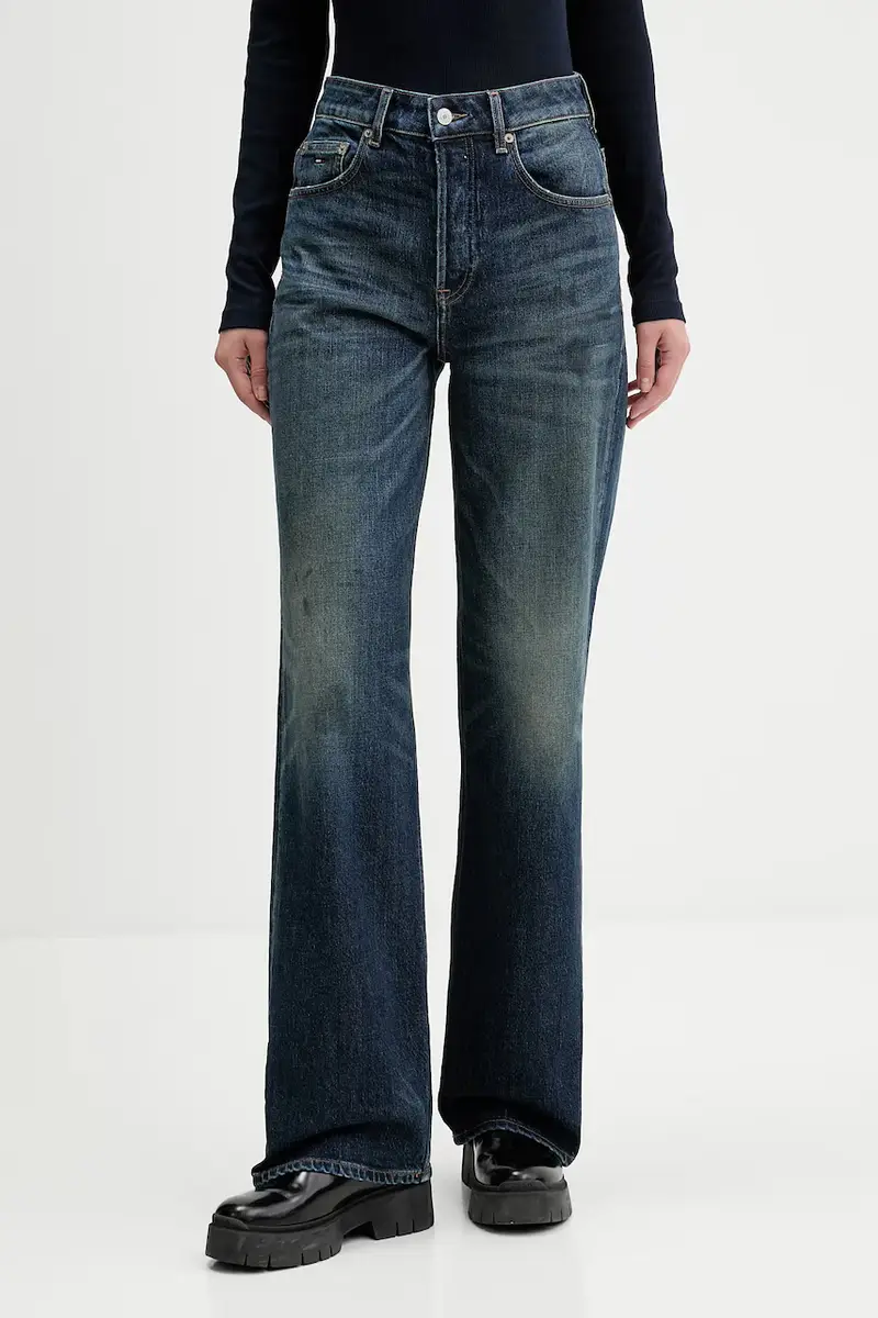 camicia a maniche lunghe pacco da 2 donna colore bianco DW0DW17716 Blu navy