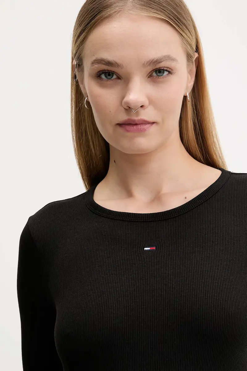 camicia a maniche lunghe pacco da 2 donna colore bianco DW0DW17716 Nero miniatura 4