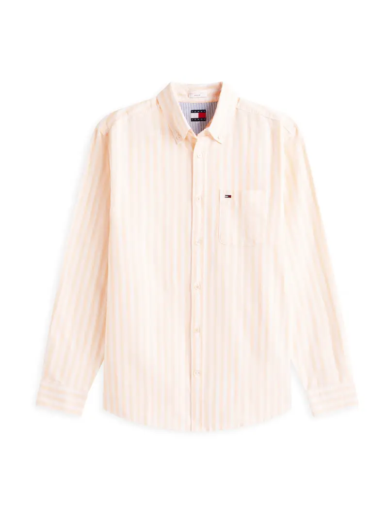 Camicia arancione pastello / bianco