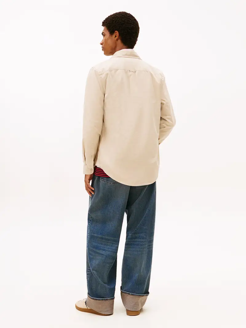 Camicia beige miniatura 3