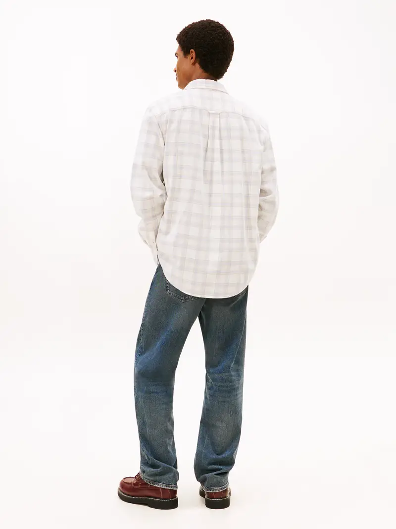 Camicia beige / blu pastello / bianco miniatura 3