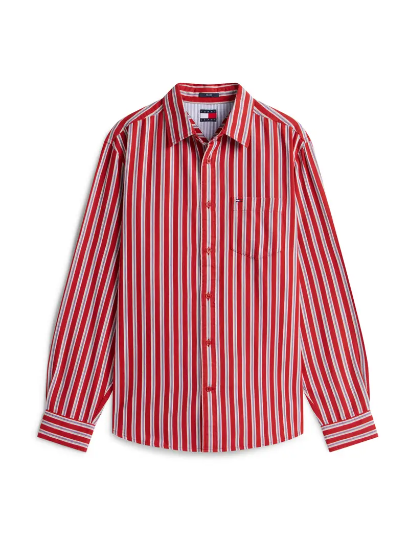 Camicia blu chiaro / rosso / bianco