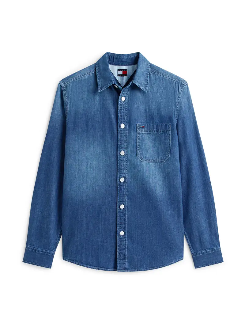 Camicia blu denim