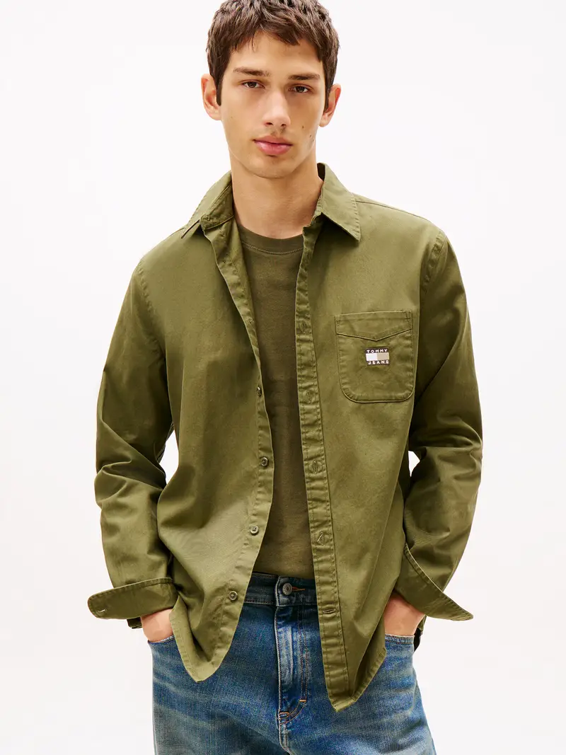 Camicia cachi miniatura 2