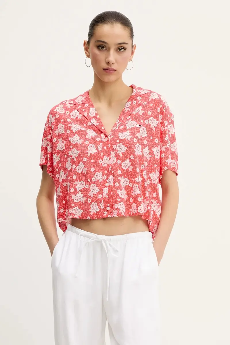 camicia colore arancione DW0DW20285