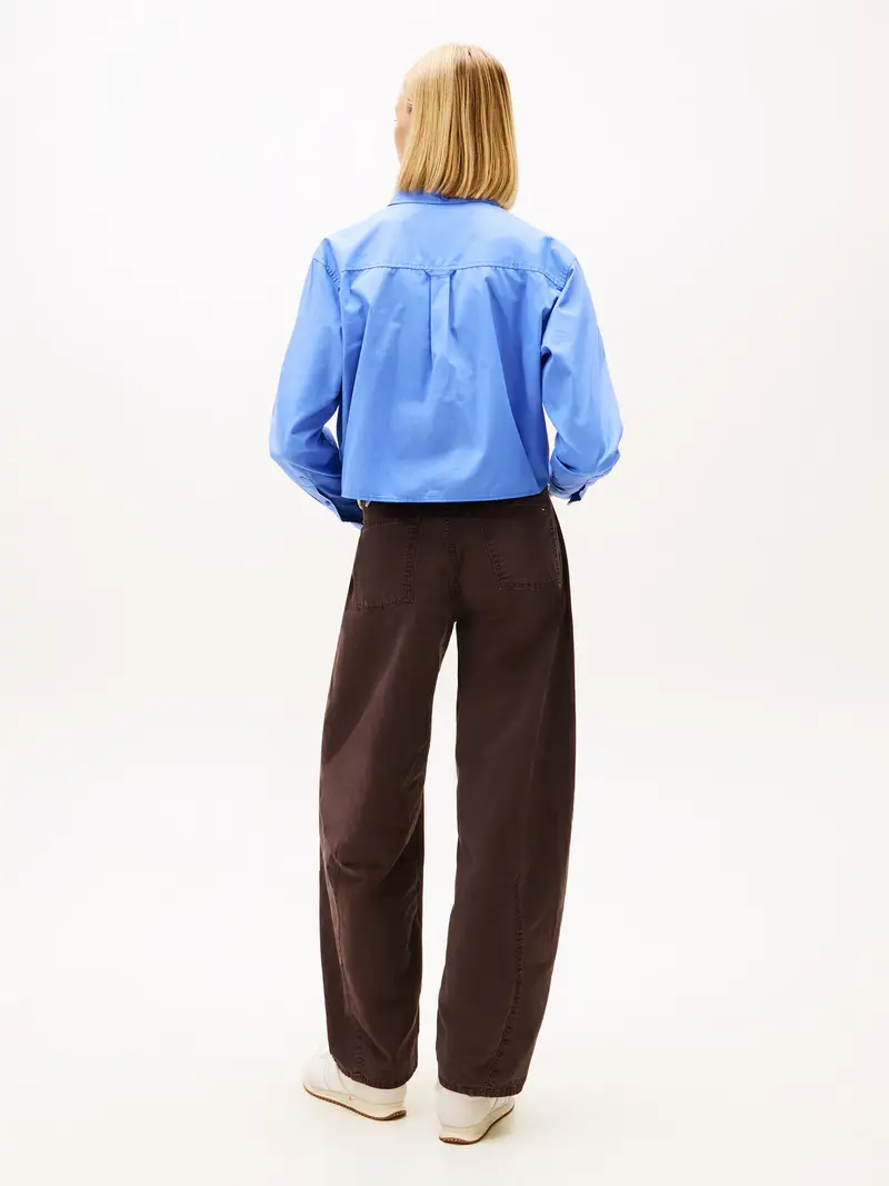 Camicia da donna blu chiaro miniatura 3