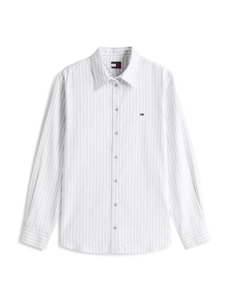 Camicia da donna blu pastello / bianco