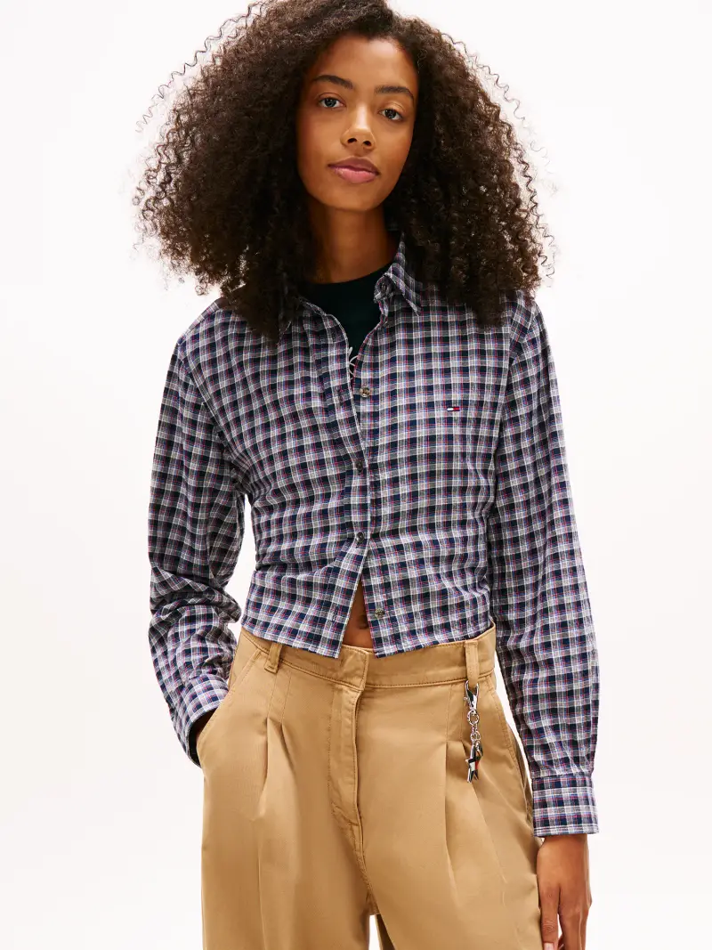 Camicia da donna navy / rosa / bianco miniatura 2