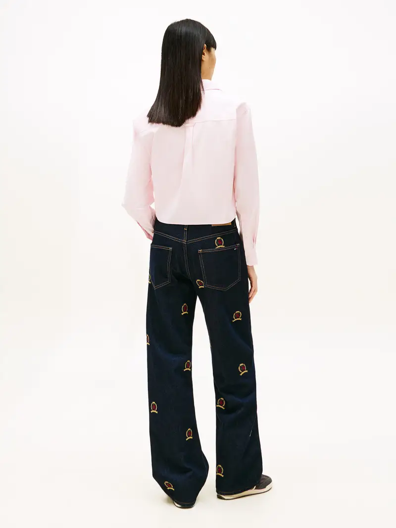 Camicia da donna rosa pastello miniatura 3