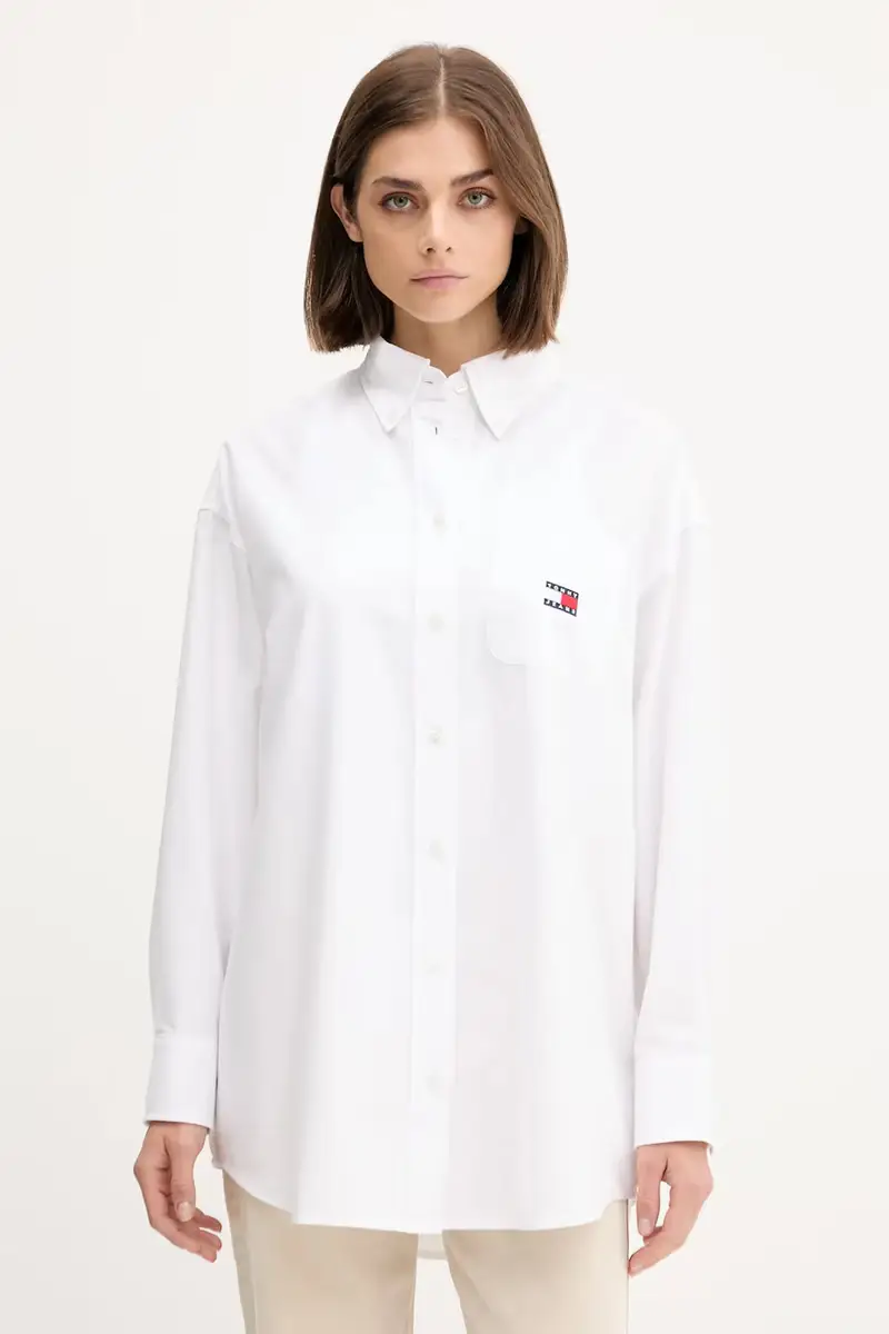camicia donna colore bianco DW0DW20988