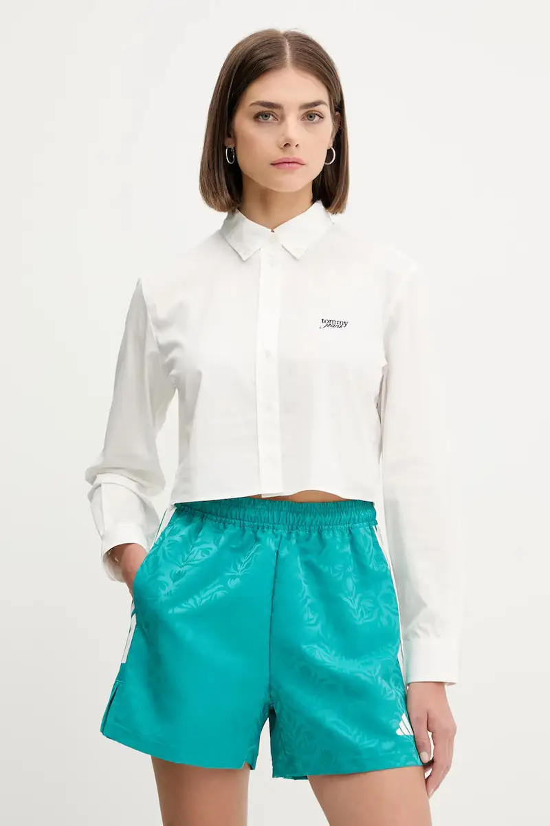 camicia in cotone donna colore bianco DW0DW21400