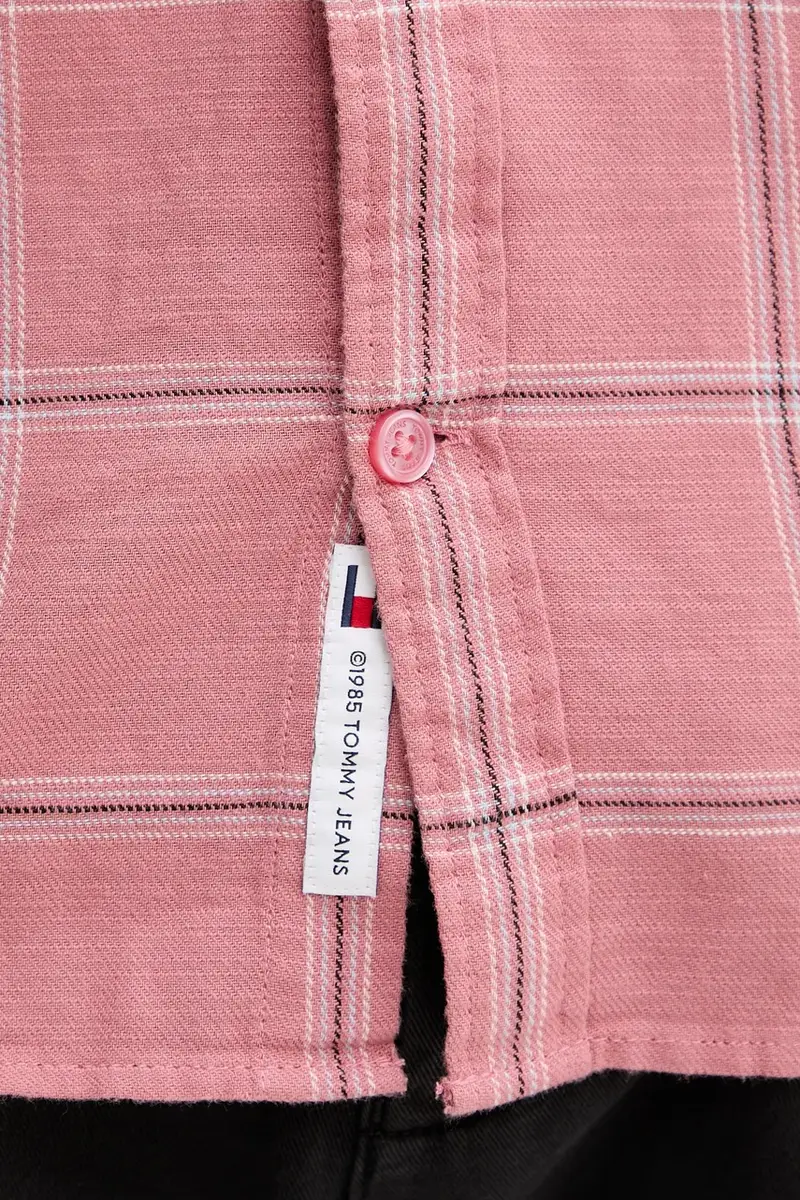 camicia in cotone uomo colore arancione DM0DM21701 miniatura 5