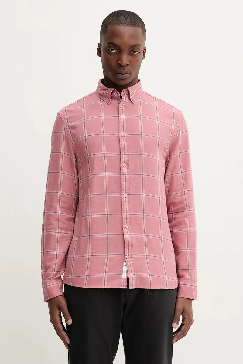 camicia in cotone uomo colore arancione DM0DM21701