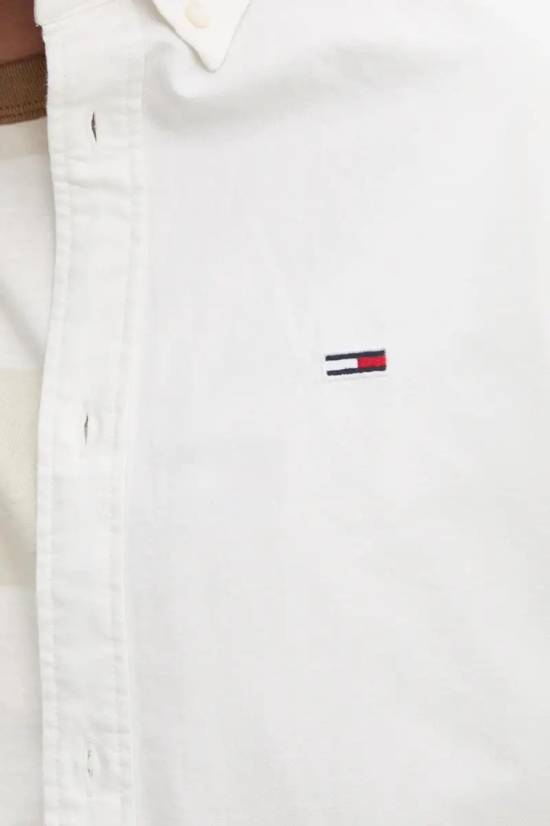 camicia in cotone uomo colore bianco DM0DM21298 miniatura 5