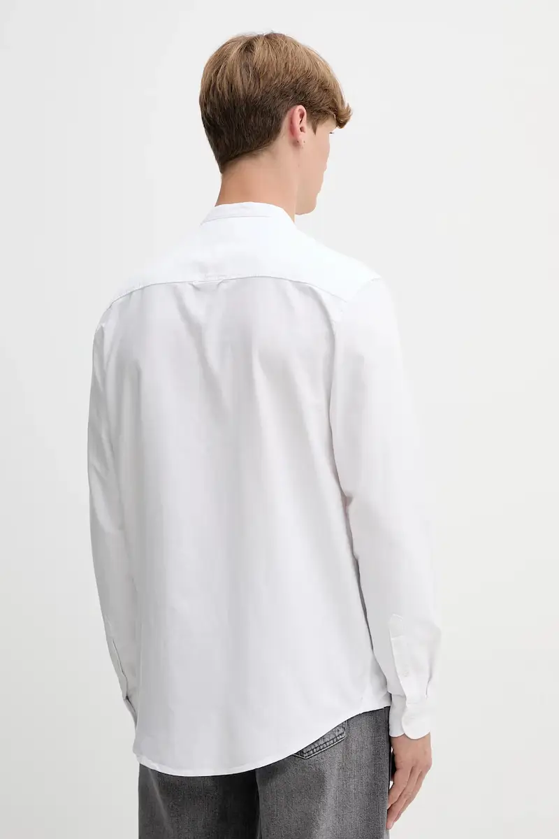 camicia in cotone uomo colore bianco DM0DM21690 miniatura 3