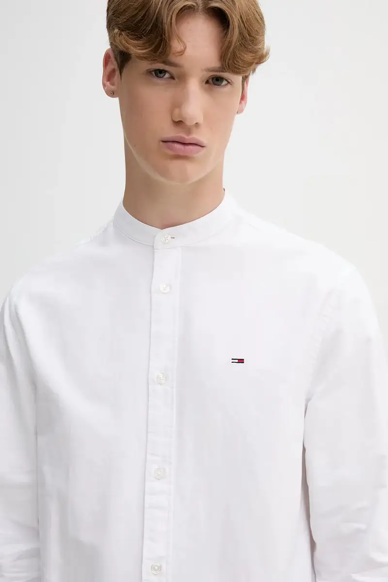 camicia in cotone uomo colore bianco DM0DM21690 miniatura 4