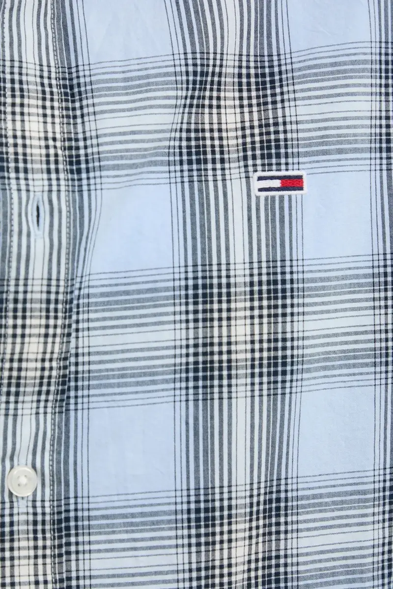 camicia in cotone uomo colore blu DM0DM20885 miniatura 5