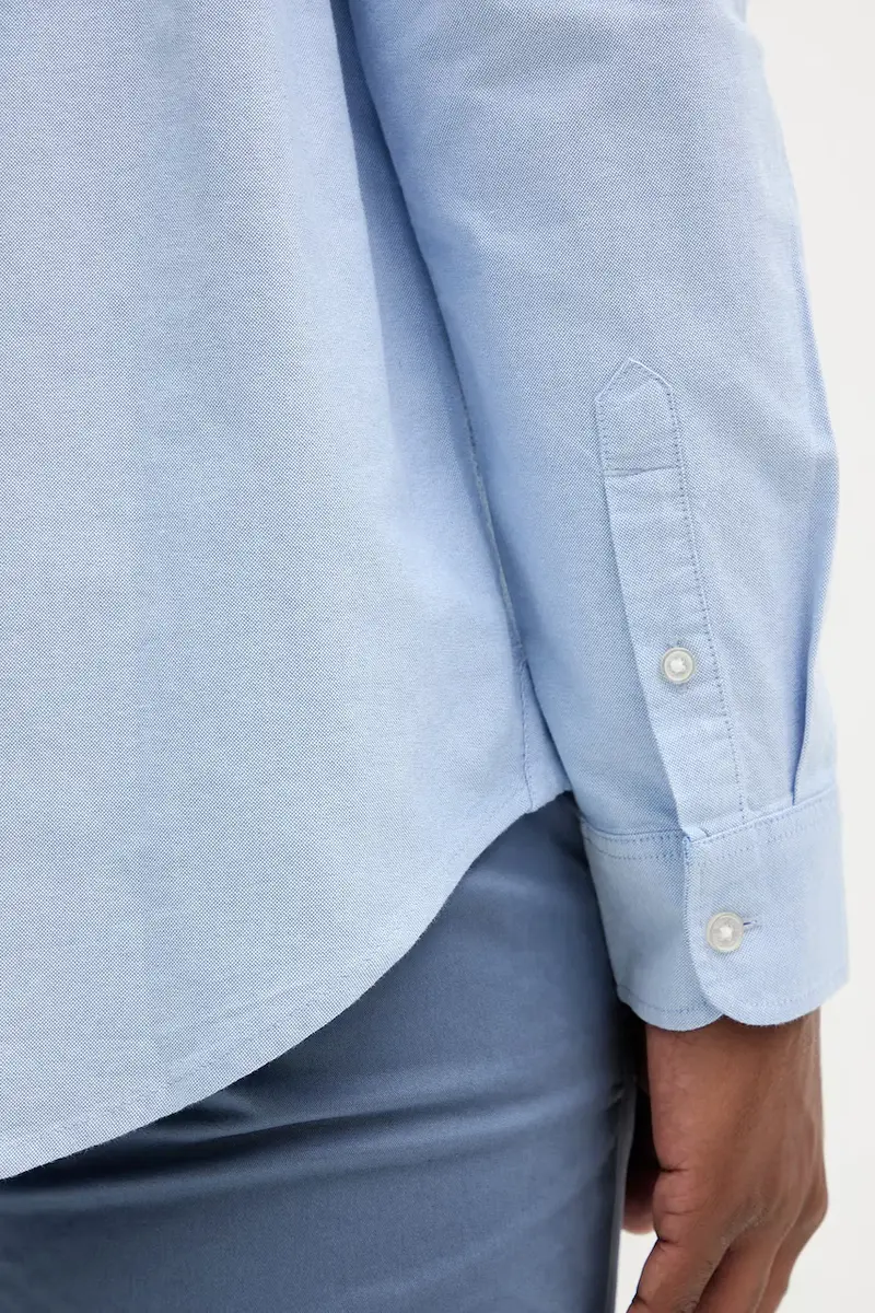 camicia in cotone uomo colore blu DM0DM21690 miniatura 4