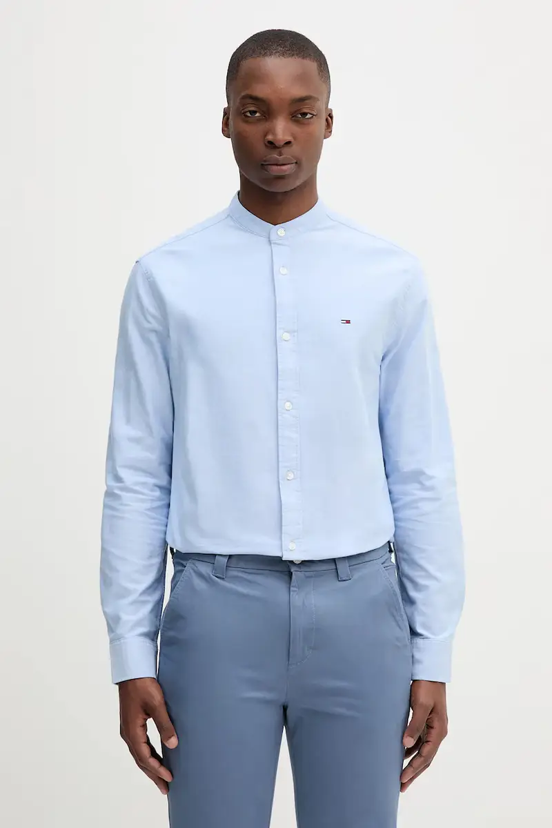 camicia in cotone uomo colore blu DM0DM21690