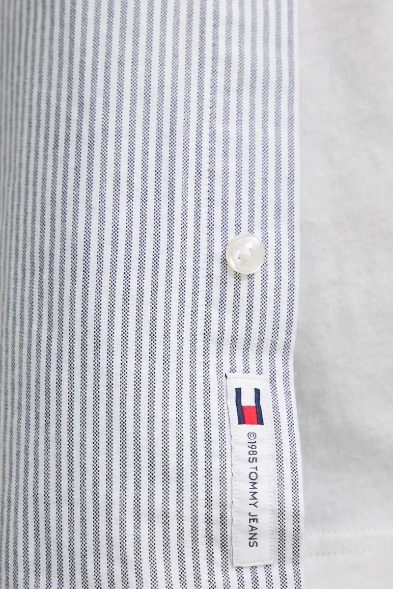 camicia in cotone uomo colore grigio DM0DM20668 miniatura 5