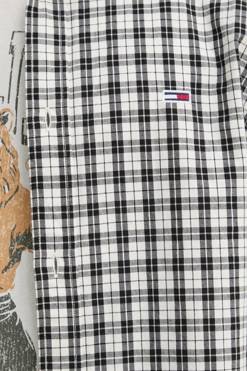 camicia in cotone uomo colore grigio DM0DM20885 miniatura 5