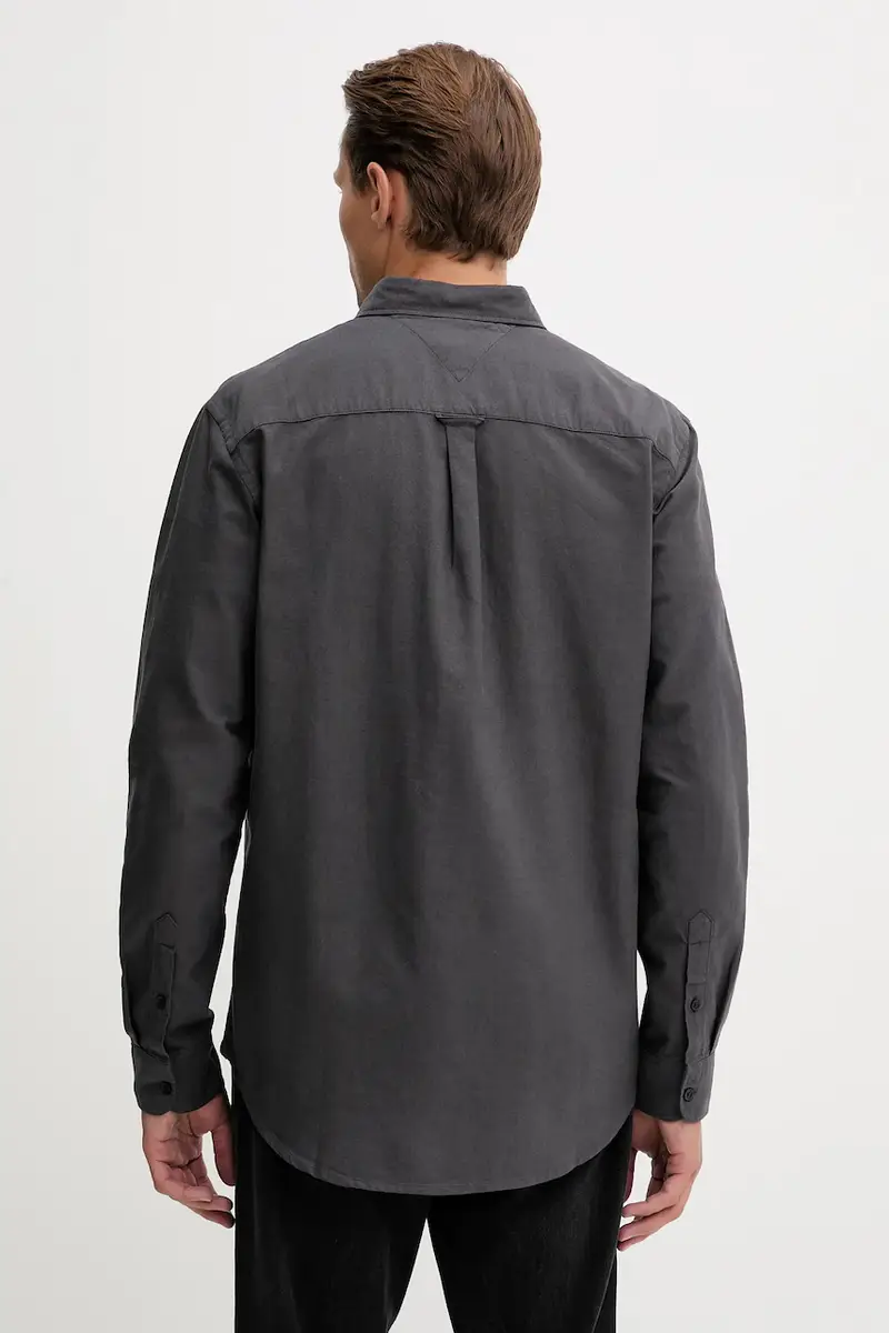 camicia in cotone uomo colore grigio DM0DM21298 miniatura 3