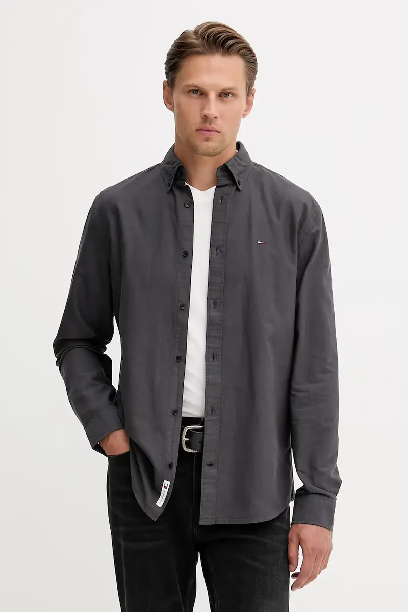 camicia in cotone uomo colore grigio DM0DM21298