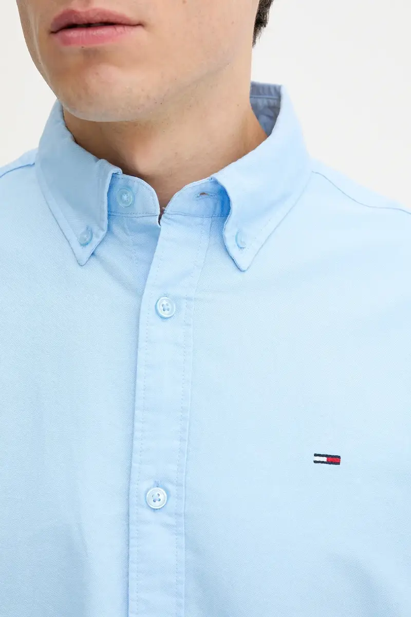 camicia in cotone uomo colore grigio DM0DM21298 Blu miniatura 5