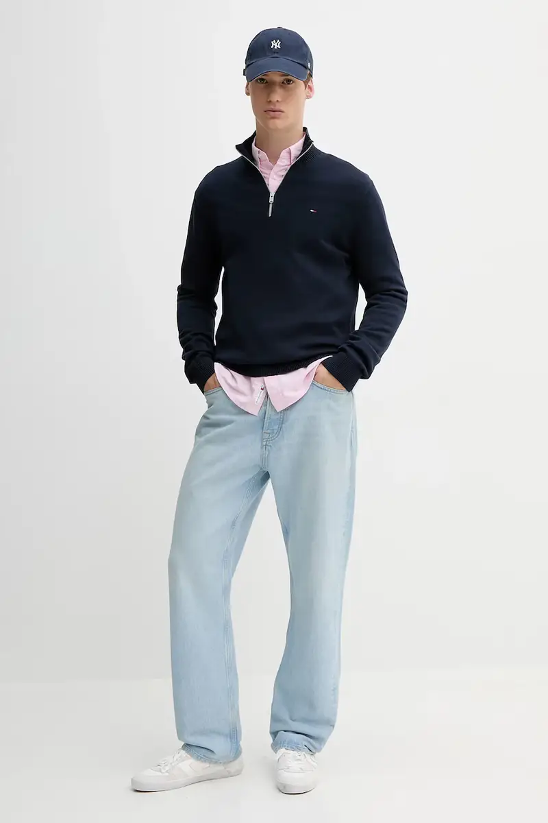 camicia in cotone uomo colore grigio DM0DM21298 Rosa miniatura 2