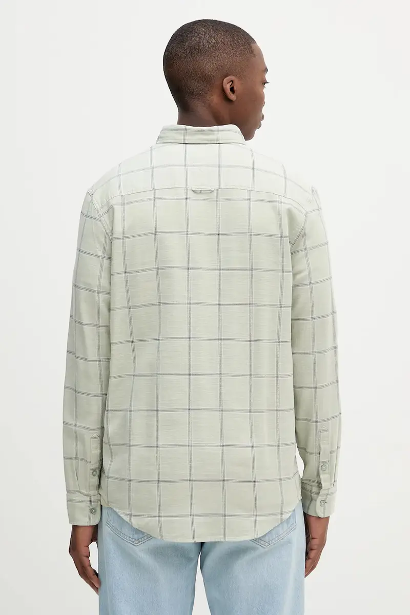 camicia in cotone uomo colore verde DM0DM21701 miniatura 3