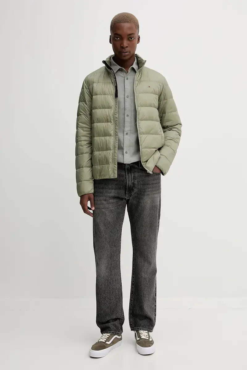 camicia in cotone uomo colore verde DM0DM22023 miniatura 2