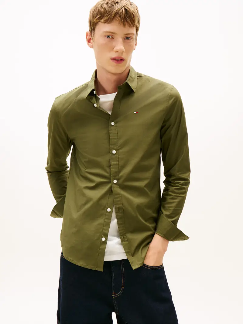 Camicia oliva miniatura 2