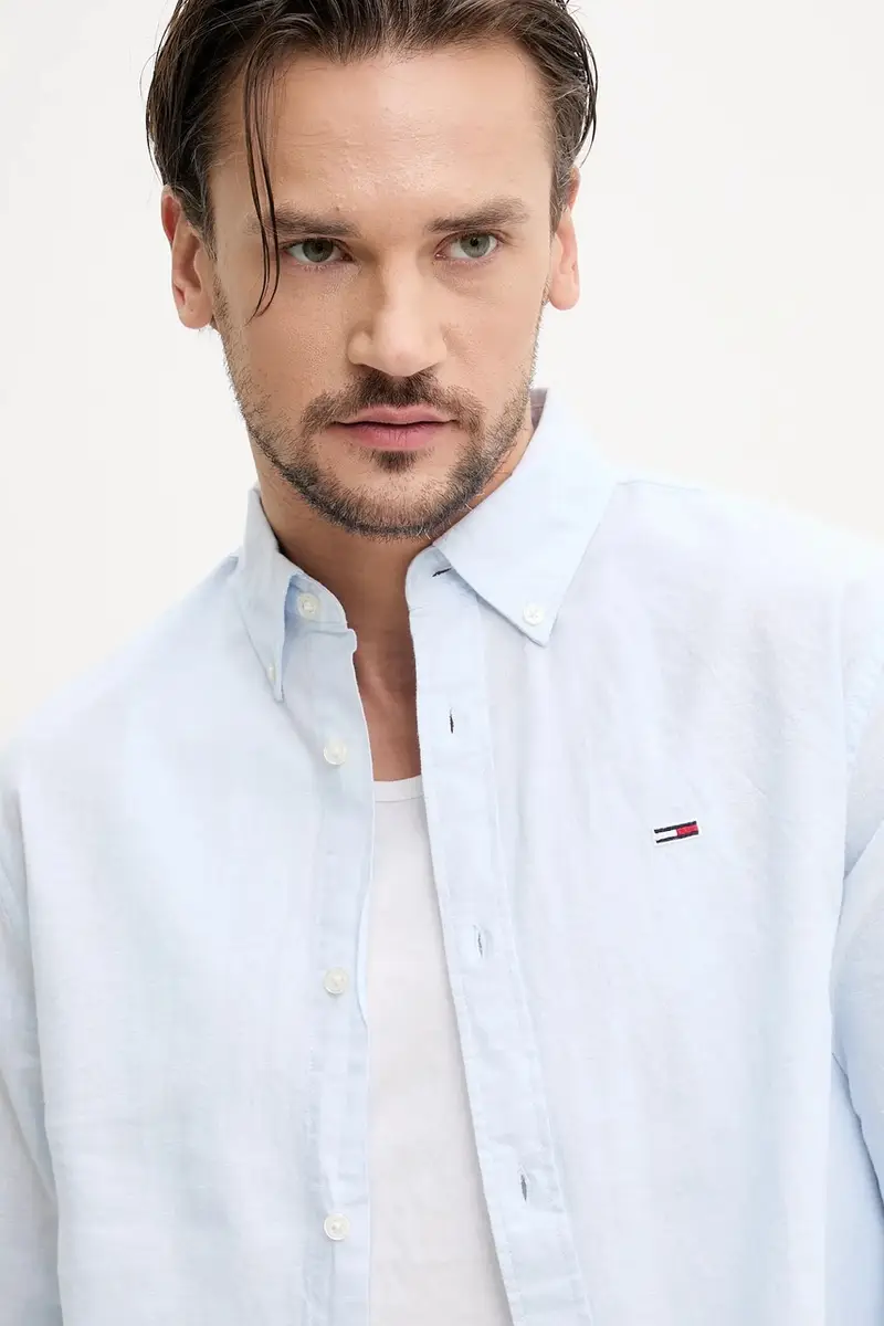 camicia uomo colore blu DM0DM20875 miniatura 4